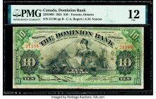 Canada Toronto, ON- Dominion Bank $10 2.1.1925 Ch.# 220-18-08 PMG Fine 12. Minor repairs.

HID09801242017

© 2020 Heritage Auctions | All Rights Reser...