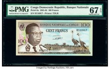 Congo Democratic Republic Banque Nationale du Congo 100 Francs 1961-64 Pick 6a PMG Superb Gem Unc 67 EPQ. 

HID09801242017

© 2020 Heritage Auctions |...