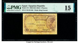 Egypt Egyptian Republic 5 Piastres 1940 (ND 1952) Pick 172 PMG Choice Fine 15. 

HID09801242017

© 2020 Heritage Auctions | All Rights Reserved