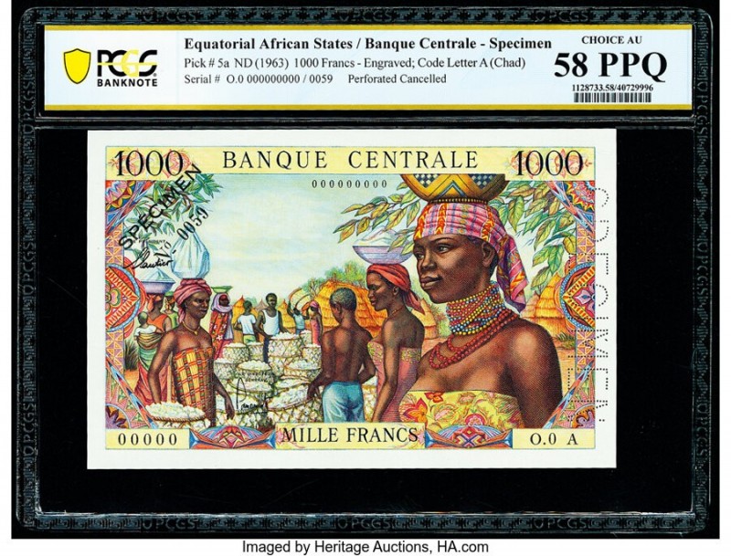 Equatorial African States Banque Centrale des Etats de l'Afrique Equatoriale 100...