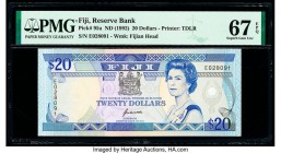 Fiji Reserve Bank of Fiji 20 Dollars ND (1992) Pick 95a PMG Superb Gem Unc 67 EPQ. 

HID09801242017

© 2020 Heritage Auctions | All Rights Reserved