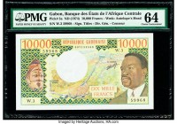 Gabon Banque des Etats de l'Afrique Centrale 10,000 Francs ND (1974) Pick 5a PMG Choice Uncirculated 64. 

HID09801242017

© 2020 Heritage Auctions | ...