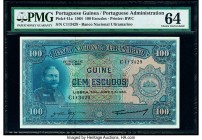 Portuguese Guinea Banco Nacional Ultramarino, Guine 100 Escudos 30.6.1964 Pick 41a PMG Choice Uncirculated 64. 

HID09801242017

© 2020 Heritage Aucti...