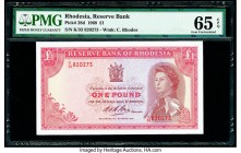 Rhodesia Reserve Bank of Rhodesia 1 Pound 14.10.1968 Pick 28d PMG Gem Uncirculated 65 EPQ. 

HID09801242017

© 2020 Heritage Auctions | All Rights Res...