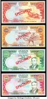 Samoa Central Bank of Samoa 1990-2002 Specimen Set of 4 Crisp Uncirculated. Red Specimen overprints on all examples.

HID09801242017

© 2020 Heritage ...