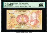 Scotland Bank of Scotland 100 Pounds 9.2.1994 Pick 118Ab PMG Gem Uncirculated 65 EPQ. 

HID09801242017

© 2020 Heritage Auctions | All Rights Reserved...