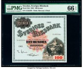 Sweden Sveriges Riksbank 100 Kronor 30.5.1962 Pick 48d PMG Gem Uncirculated 66 EPQ. 

HID09801242017

© 2020 Heritage Auctions | All Rights Reserved