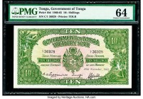 Tonga Government of Tonga 10 Shillings 28.11.1962 Pick 10d PMG Choice Uncirculated 64. 

HID09801242017

© 2020 Heritage Auctions | All Rights Reserve...