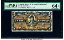 Uruguay Banco de la Republica Oriental 1 Peso 9.8.1934 Pick 21 PMG Choice Uncirculated 64 EPQ. 

HID09801242017

© 2020 Heritage Auctions | All Rights...