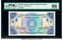 Western Samoa Bank of Western Samoa 1 Pound ND (1963) Pick 14a PMG Gem Uncirculated 66 EPQ. 

HID09801242017

© 2020 Heritage Auctions | All Rights Re...