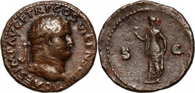 Roman Empire, Titus 79-81, As, Lugdunum
