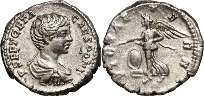 Roman Empire, Geta 209-212, Denar, Rome Weight 3,41 g, 18 mm.
 Waga 3,41 g, 18 ...