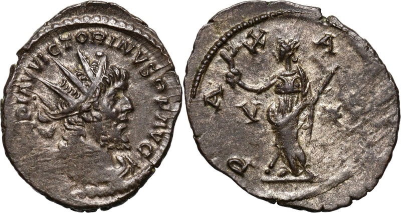 Roman Empire, Victorinus 168-270, Antoninianus, Cologne Weight 2,64 g, 19-23 mm....