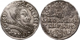 Zygmunt III Waza, trojak 1601, Wschowa