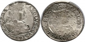 Karol X Gustaw, okupacja szwedzka, zestaw dwóch szóstaków 1658 i 1659, Elbląg