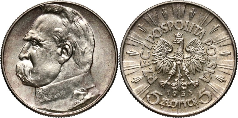 II RP, 5 złotych 1935, Warszawa, Józef Piłsudski Piękny egzemplarz.

Reference...