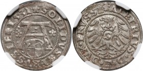 Prusy Książęce, Albert Hohenzollern, szeląg 1531, Królewiec MAX