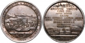 August III, medal z 1760 roku, 100-lecie Pokoju oliwskiego