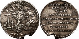 Kurlandia, medal z 1764 roku, wizyta Katarzyny II w Kurlandii