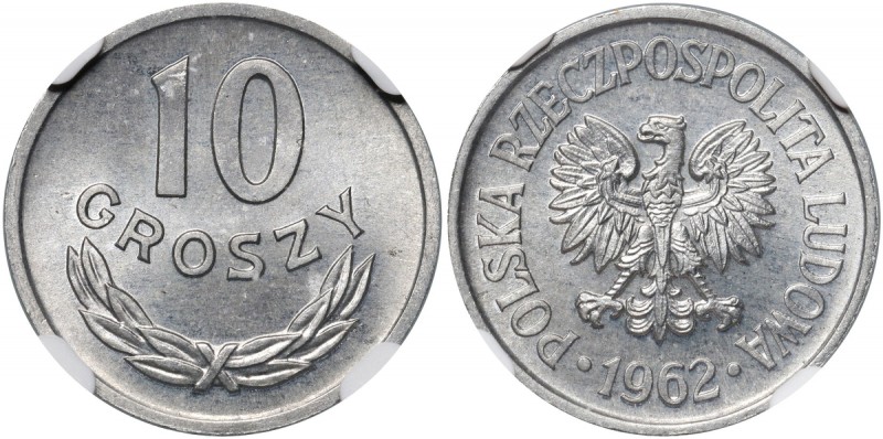 PRL, 10 groszy 1962 Najrzadszy rocznik w menniczym stanie zachowania.
Reference...