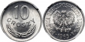 PRL, 10 groszy 1965