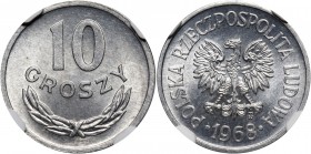 PRL, 10 groszy 1968