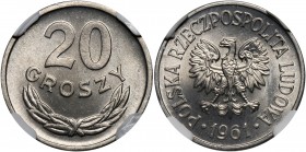 PRL, 20 groszy 1961 MAX