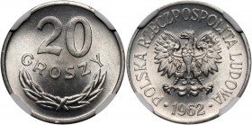 PRL, 20 groszy 1962 MAX