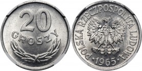 PRL, 20 groszy 1965