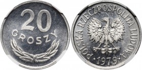 PRL, 20 groszy 1979, PROOFLIKE