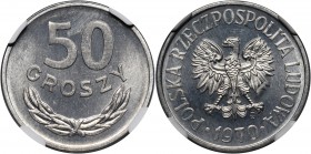 PRL, 50 groszy 1970, PROOFLIKE
