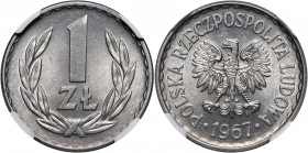 PRL, 1 złoty 1967