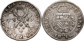Belgium, Brabant, Philip II, Ecu 1567, Maastricht