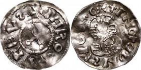 Bohemia, Jaromir 1003-1012 and 1033-1034, denar, Prag