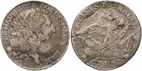 Germany, Brandenburg-Prussia, Friedrich II, 1/2 Thaler 1767 B, Breslau