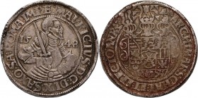 Germany, Saxony, Moritz, Thaler 1548, Annaberg