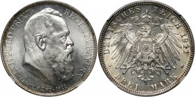 Germany, Bavaria, 3 Mark 1911 D, Munich, Luitpold 90th Birthday