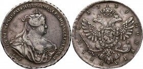 Russia, Anna, Rouble 1739, St. Petersburg