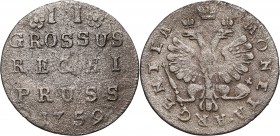 Russia, Elizabeth I, Coins for Prussia, 2 Groschen 1759, Konigsberg