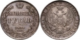 Russia, Nicholas I, Rouble 1834 СПБ НГ, St. Petersburg