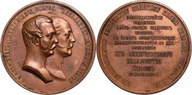 Russia, Alexander II, medal for the Nicholas Nikolaevich 25 years commander of the Life Guards Uhlan Regiment, 1856, Novodiel