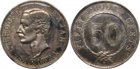 Sarawak, Rajah Charles J. Brooke, 50 Cents 1906 H, Heaton