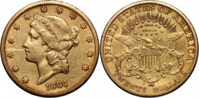 USA, 20 Dollars 1884 CC, Carson City