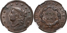 USA, Cent 1829, Philadelphia, Liberty Head, Large Letters