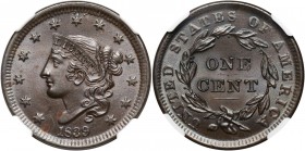 USA, Cent 1839, Philadelphia, Head of 1838