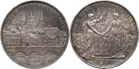 Switzerland, 5 Francs 1876, Lausanne, Shooting Festival
