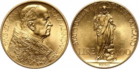 Vatican, Pius XI, 100 Lire 1929
