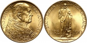 Vatican, Pius XI, 100 Lire 1932