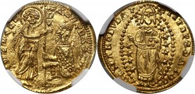 Italy, Achaia, Robert D'Angio 1346-1364, Zecchino