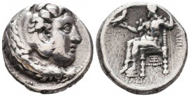 KINGDOM of MACEDON. Alexander III 'the Great',327-323 BC. AR Tetradrachm

Condition: Very Fine

Weight: 16.9 gr
Diameter: 25.4 mm